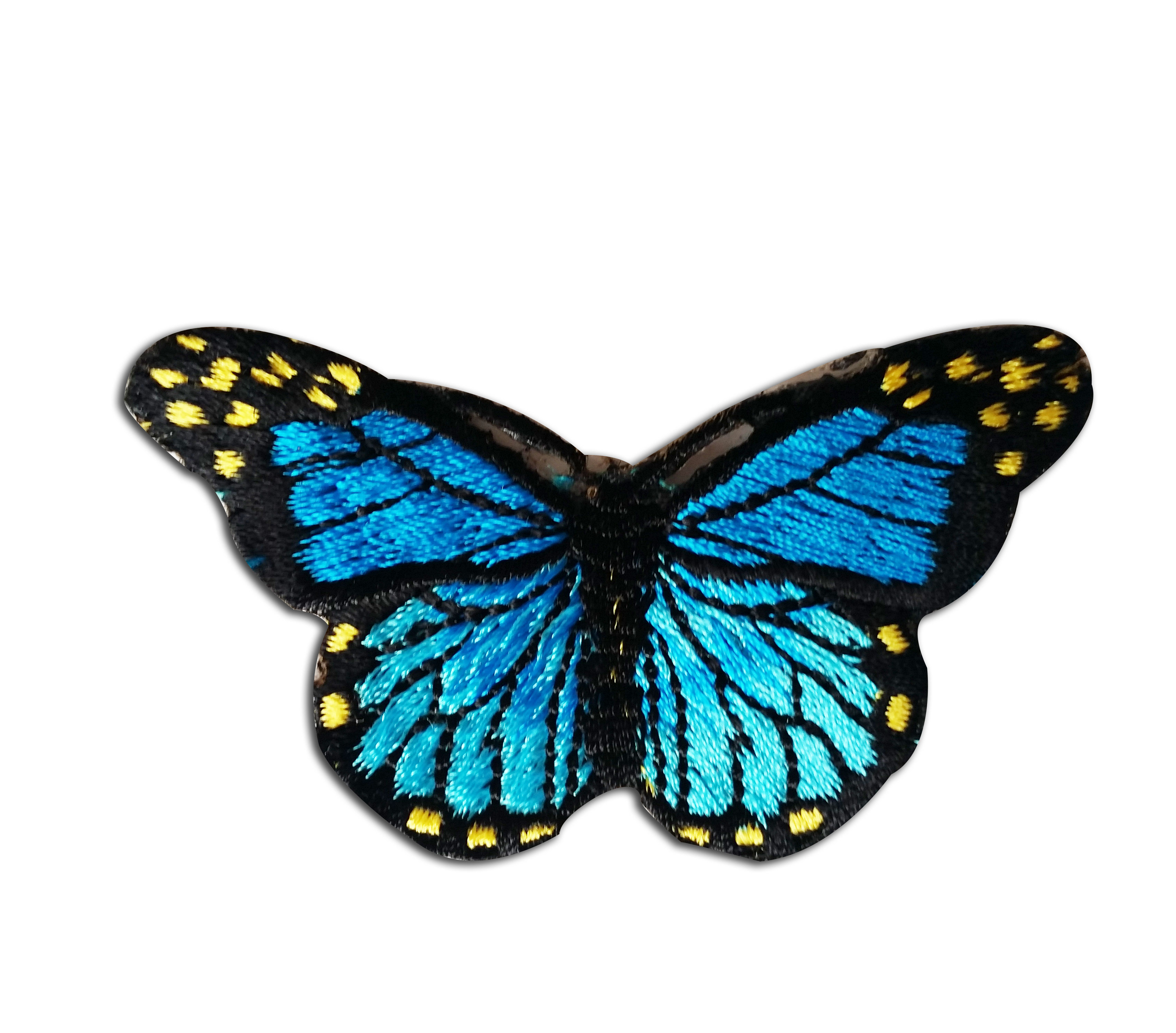 Diversen Zending Rondlopen MÈSKES | Wij weten wat Mèskes willen!patch vlinder blauw